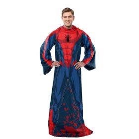 Spider-Man - Spidey Webs Star Wars: The Mandalorian; Comfy Mando Adult Silk Touch Comfy Throw Blanket with Sleeves; 48" x 71"