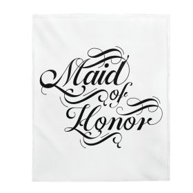 Home Decor, Throw Blanket Sofa/bedding/travel, Maid Of Honor, Wedding Bridal Party