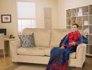 Spider-Man - Spidey Webs Star Wars: The Mandalorian; Comfy Mando Adult Silk Touch Comfy Throw Blanket with Sleeves; 48" x 71"