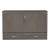 Queen Size Murphy Bed with Built-In Charging Station