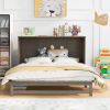 Queen Size Murphy Bed with Built-In Charging Station
