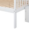 Twin over Full Stairway Bunk Bed with Storage